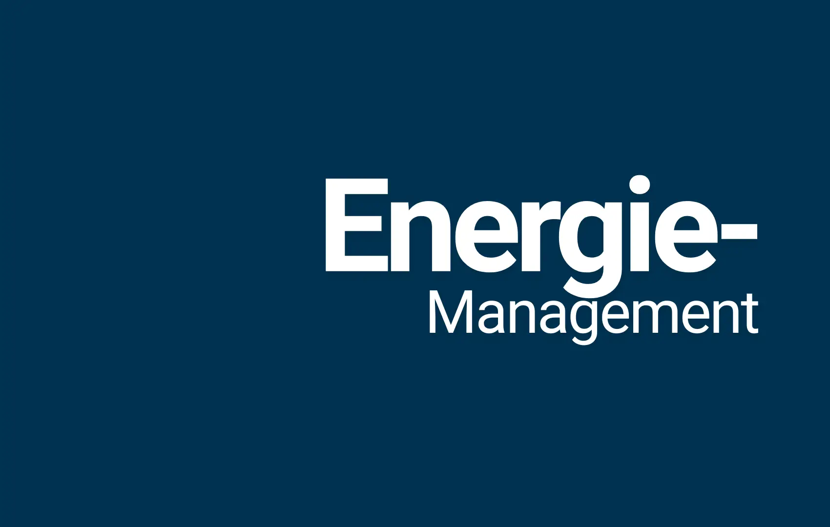 Energiemanagement