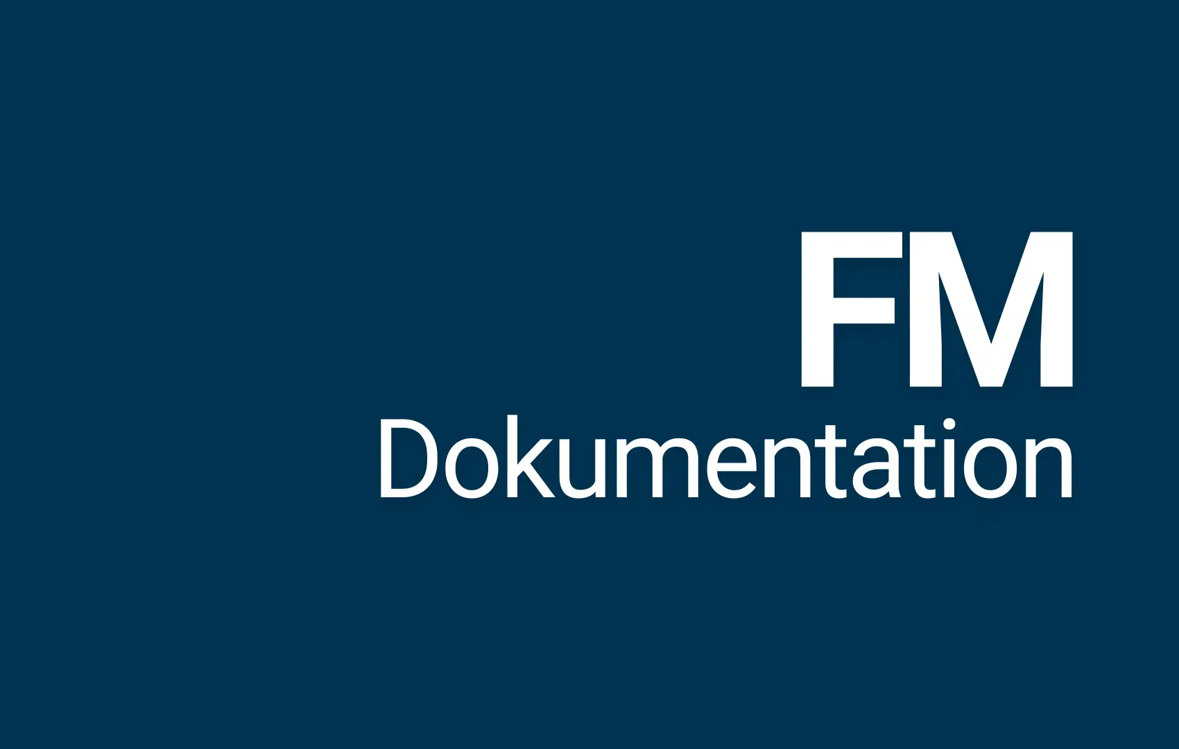 FM-Dokumentation