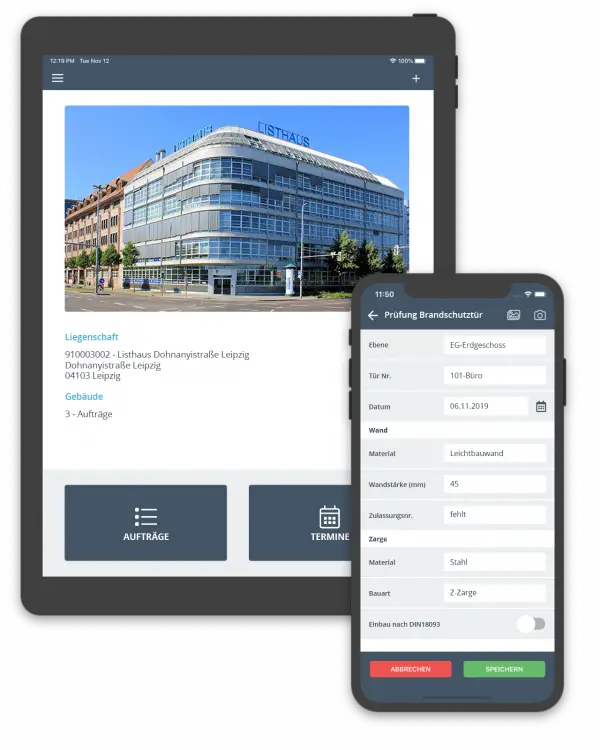 Bearbeitung und Dokumentation von Aufträgen – VITRICON® AUFTRÄGE